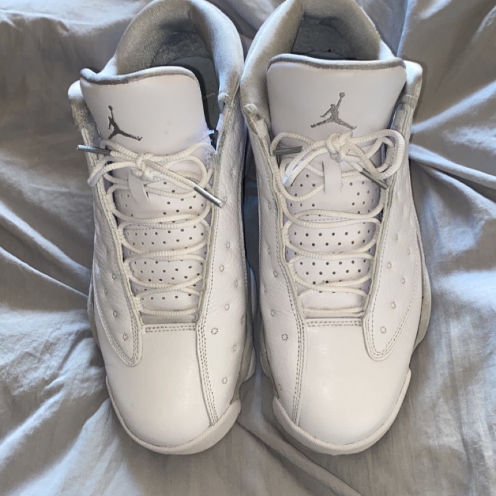 Jordan pure platinum with box great condition